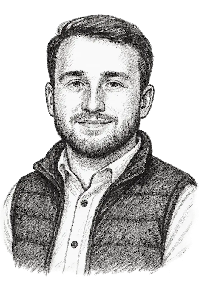 Sketch portrait of Michelangelo Liebl